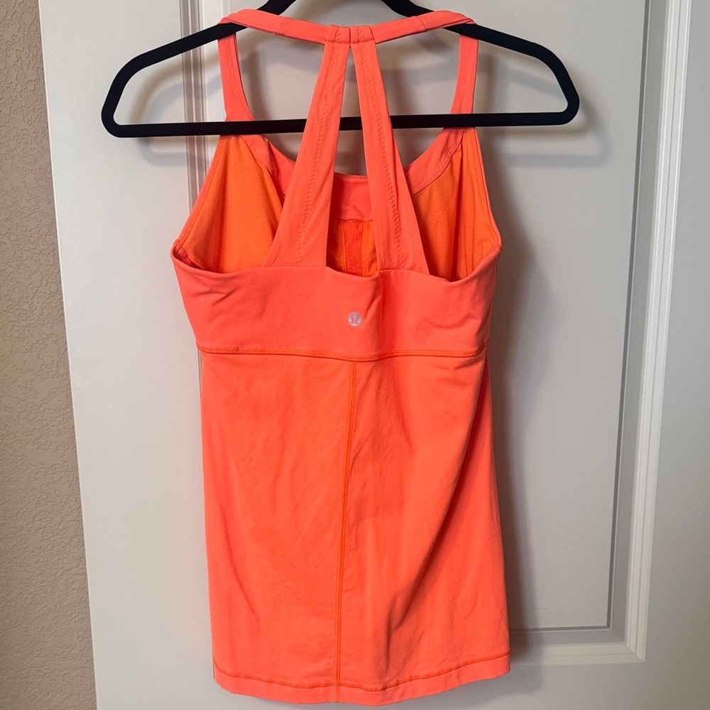 lululemon athletica Orange Tank Top - Picture 3 of 3